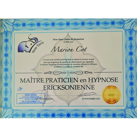 Maître Hypnose Éricksonienne